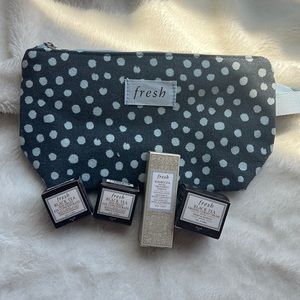 Fresh black tea Age delay eye and face cream with kombucha toner and free pouch